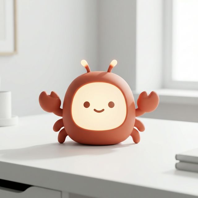 Inklue — a compact coral device that sits on your desk